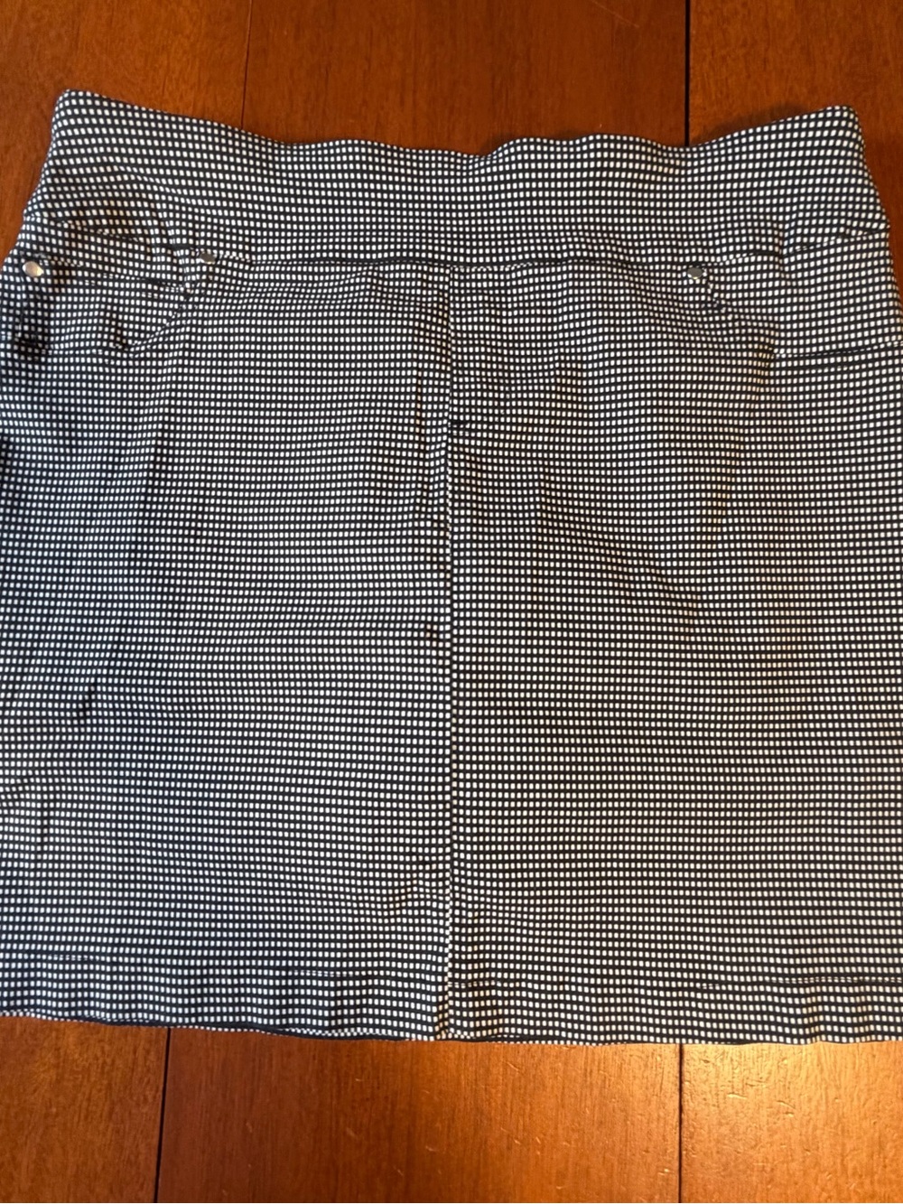 Counterparts Women’s Size 16 Black White Check Pull On Stretch Skort Activewear